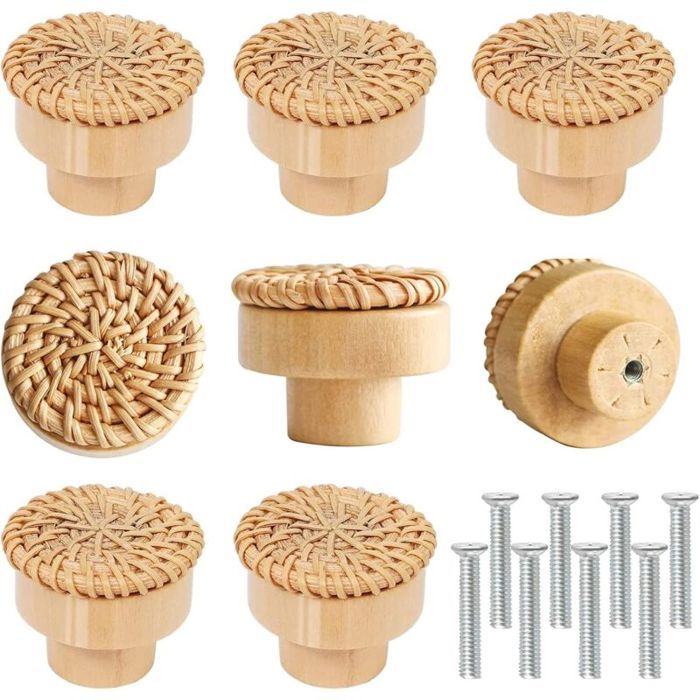 8 Pièces Bouton Cuisine PoignéE de Meuble Cuisine Boutons de Porte Meuble Tiroir Placard
