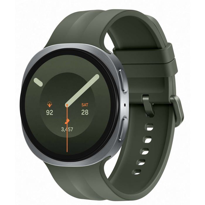 Montre connectée Samsung Galaxy Watch9 44mm LTE Boîtier rond Boîtier aluminium Bracelet silicone