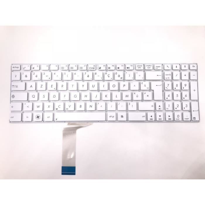 Clavier – ASUS – R753U – AZERTY – Blanc