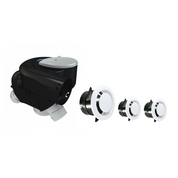 Kit autocosy VMC autoreglable jusquà 4 sanitaires - Normes 2018