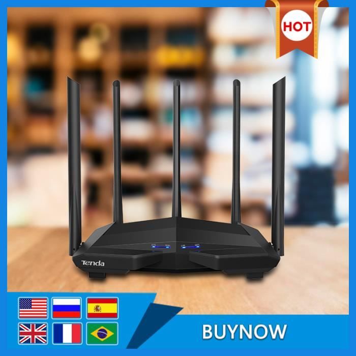 Routeur Sans Fil De Wifi De Tenda Ac11 Ac1200m Avec L Antenne 2 4g 5 0g A Gain Eleve Prix Pas Cher Cdiscount