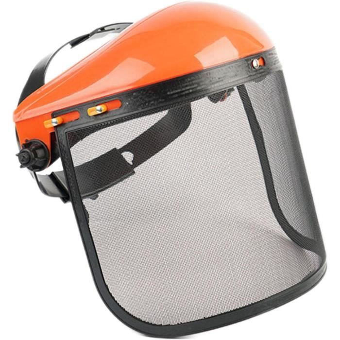 Casque De Sécurité Forestier Avec Visière Maille - Protection Intégrale Pour Débroussailleuse Et Bûcheronnage