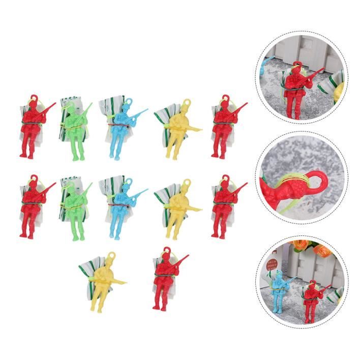 Coffret 6 Figurines Les Jouets Del - Soldat De L'Armée Nouvelle - Parachutiste