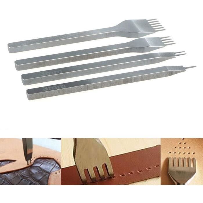 Perforateur En Bois Pour Cuir - Outil D'occasion Pour La Maroquinerie Et Le Bricolage