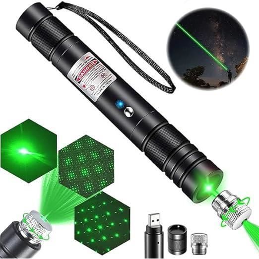 Torche - Lampe de Poche Domestique - Verte - Rechargeable USB - Portée d'éclairage 100m - Bricolage Torche - Lampe de Poche Domestique - Verte - Rechargeable USB - Portée d'éclairage 100m - Bricolage