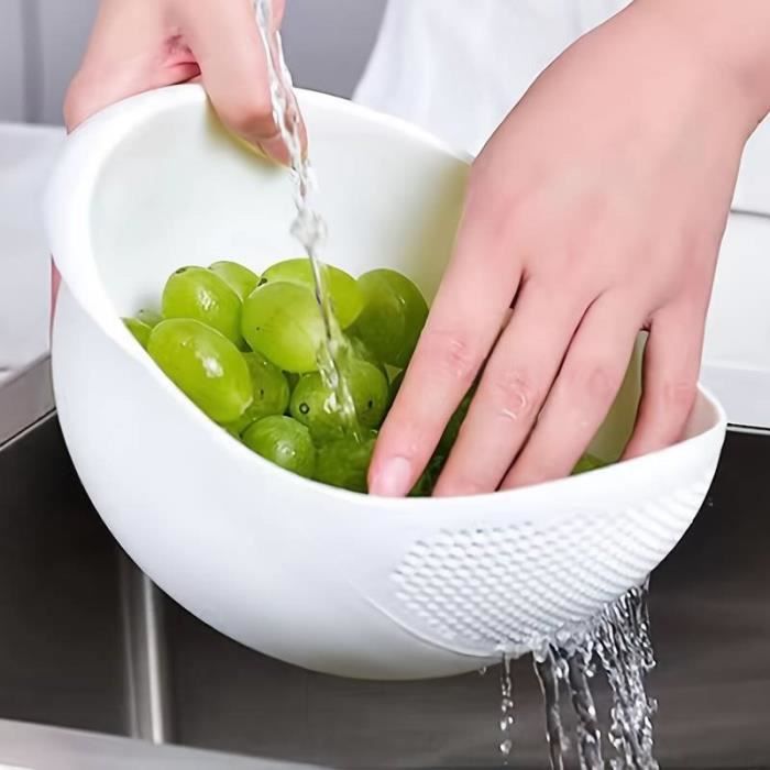 Panier Vapeur Inox Ciieeo - Pour Cuiseur, Marmite - Lavage Légumes, égouttage Riz - 21.5x21.5x14cm