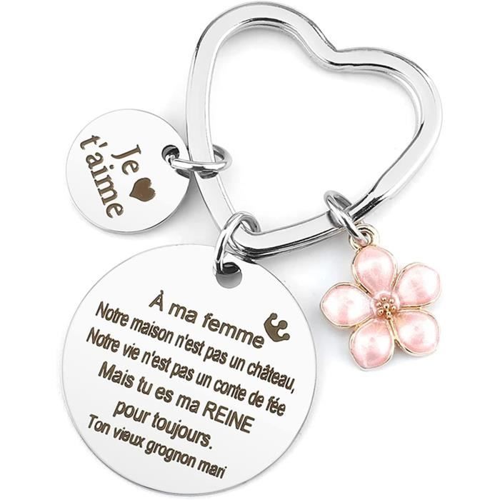 Cadeau Amour Pour Ma Femme Porte Clef Amoureux Cadeau Saint Valentin ...