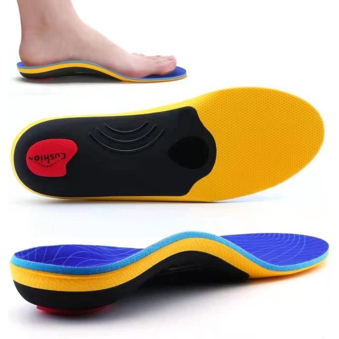 Semelles Orthopédiques Cilnos Pour Fasciite Plantaire & Pieds Plats - Soutien Voûte, Amorti Gel, Unisexe, Réductrices De Douleur
