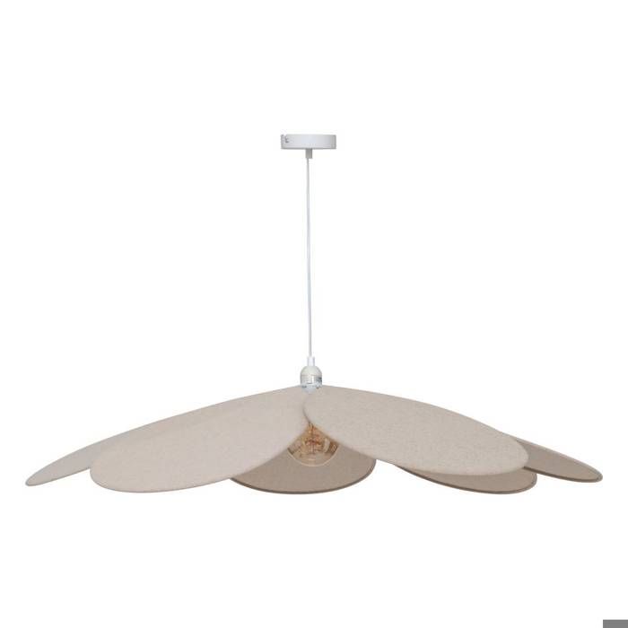 Suspension Pétales NAYA D100 Beige - Atmosphera Créateur dintérieur