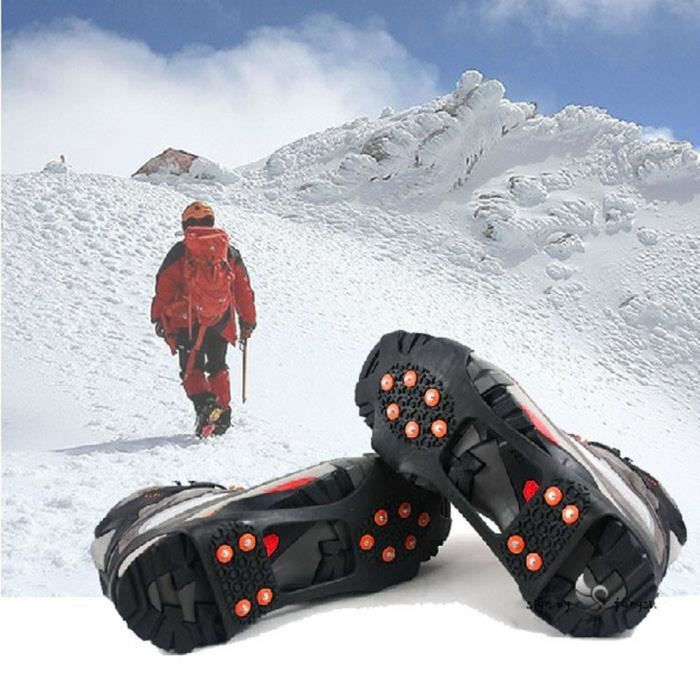 Sur Chaussures clout es Poign es neige glace Poign es Anti Slip