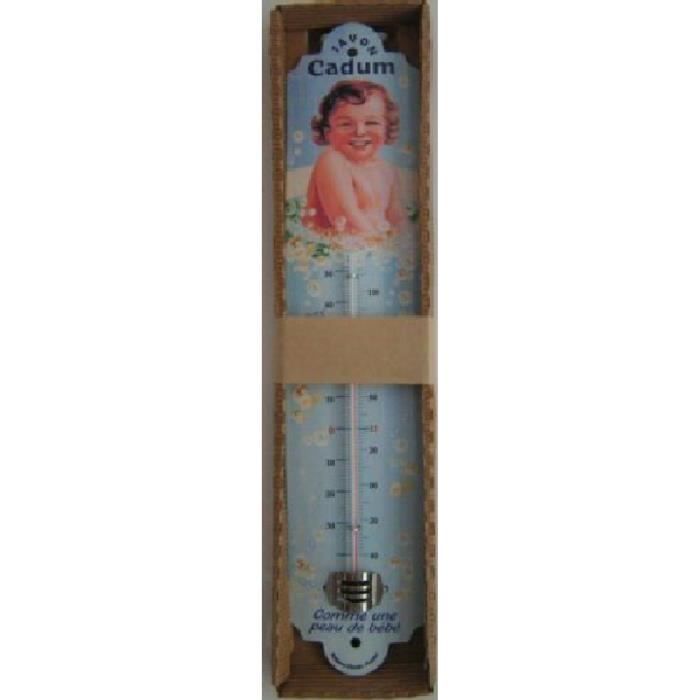 Thermometre Deco Metal Emaille Pub Retro Bebe Savon Cadum Cdiscount Maison
