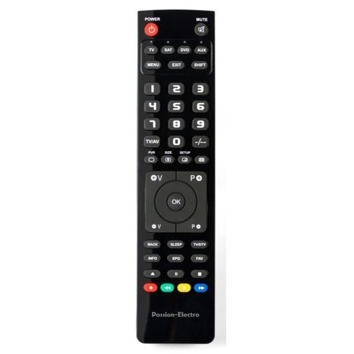 Télécommande JVC LT32P80BU Largeur 80 cm Profondeur 11.5 cm Hauteur 54.5 cm