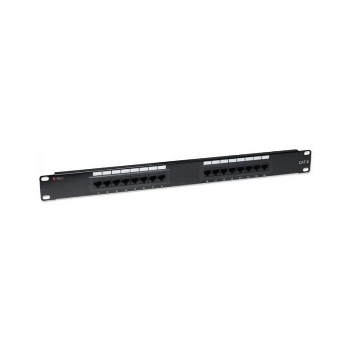 Techly 16 x RJ45 Cat.6 IEEE 802.3IEEE 802.3abIEEE 802. - vue 2
