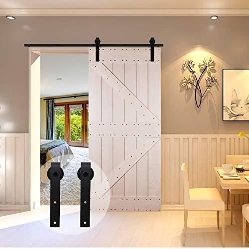 Oomom Rail Coulissant Porte Kit De Poulie Pliable Grande Roue Noir