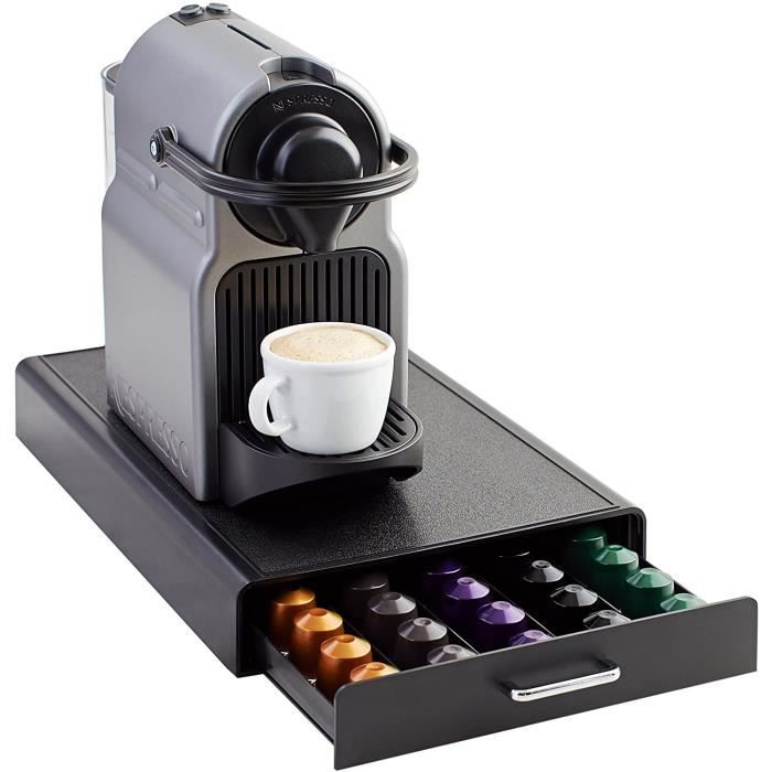 Tiroir à Capsules Nespresso - Navaris - Support 48 Dosettes - Rangement Machine à Café