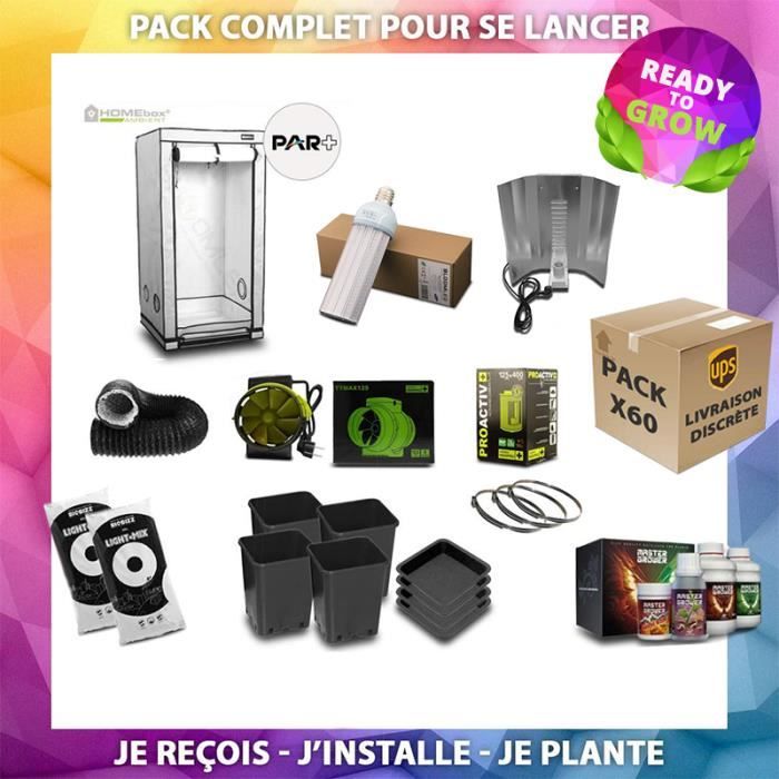 Pack Ready To Grow Complet Spectrabulb X55 Chambre De Culture Homebox Q60 Reflecteur Kit De Ventilation Et Bien Plus Achat Vente Eclairage Horticole Pack Ready To Grow Complet Cdiscount