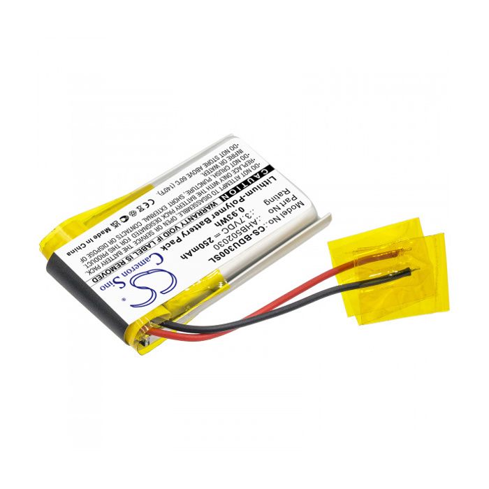 Batterie 502030 3,7 volts compatible avec écran Bosch Intuvia BUI255 250 mAh