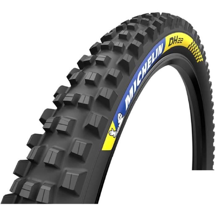 Pneu vélo - VTT - MICHELIN - DH22 RACING LINE - 27.5x2.40 (61-584) - Noir - TUBELESS READY