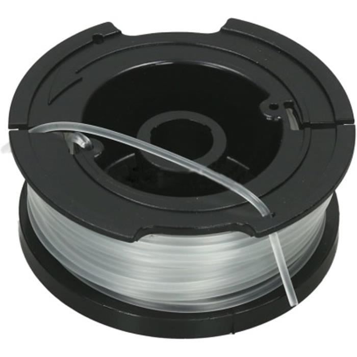 ReachMall Bobine de fil de débroussailleuse pour Black And Decker BCSTA536, 1,5 mm de diamètre, 10 m, cordon très résistant, changement d'outil pour