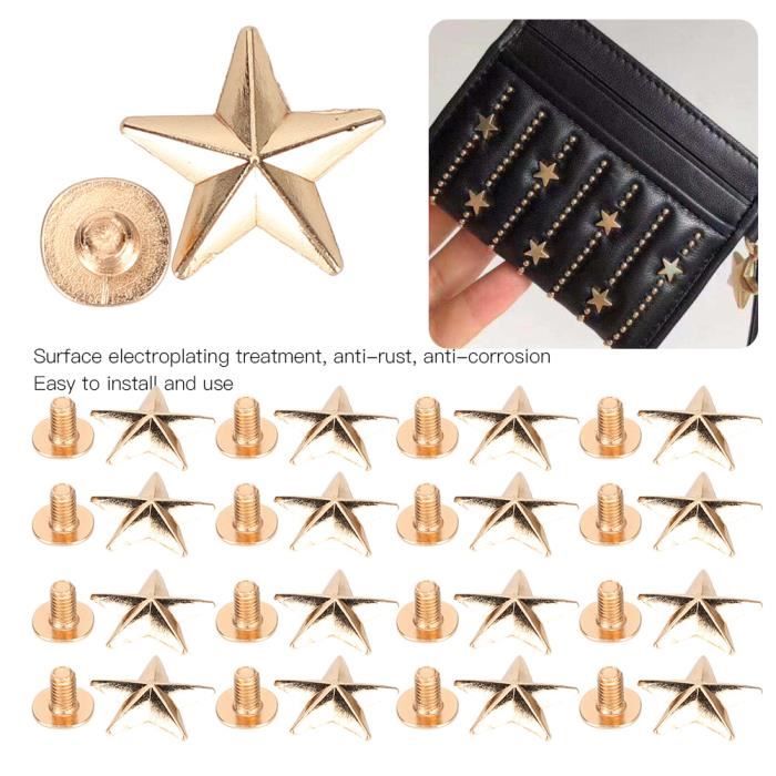 Lot De 30 Rivets Décoratifs Vintage Fleur Western - 15mm, Finition Argent Vieilli, Pour Cuir