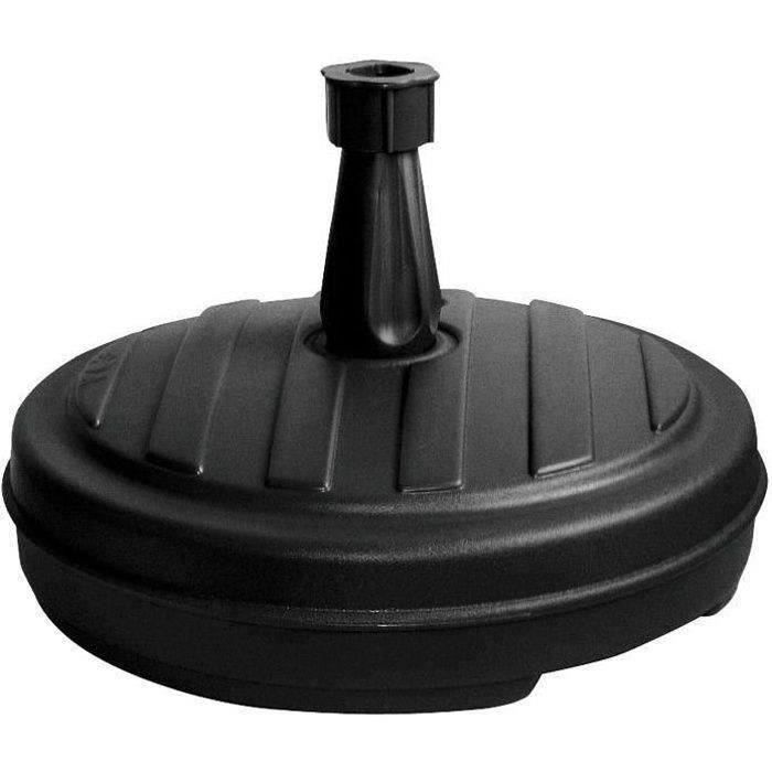 Eda EDA Pied parasol plastique rond 13 L gris anthracite 
