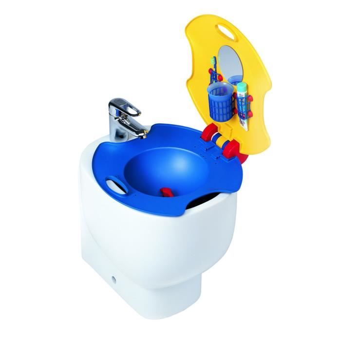 Mini-évier pour bébé - FOPPAPEDRETTI - Dino - Multicolore - Poignée de transport - Compartiment de rangement