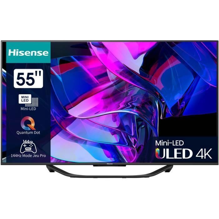 TV QLED - HISENSE 55U7KQ - 55 pouces - HDR - écran incurvé