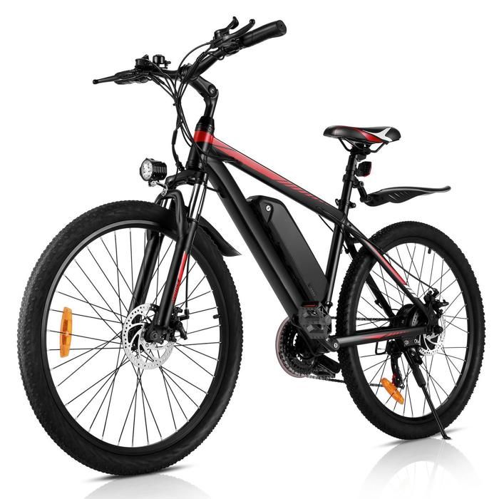 CEAYA Vélo électrique 26 Pouces VTT Électrique,Vélos électriques pour  Adultes Hommes Femmes avec Batterie 48V20AH,Shimano 8 Vitesses,Double Frein  à Disque，Porte-Bagages arrière : : Sports et Loisirs