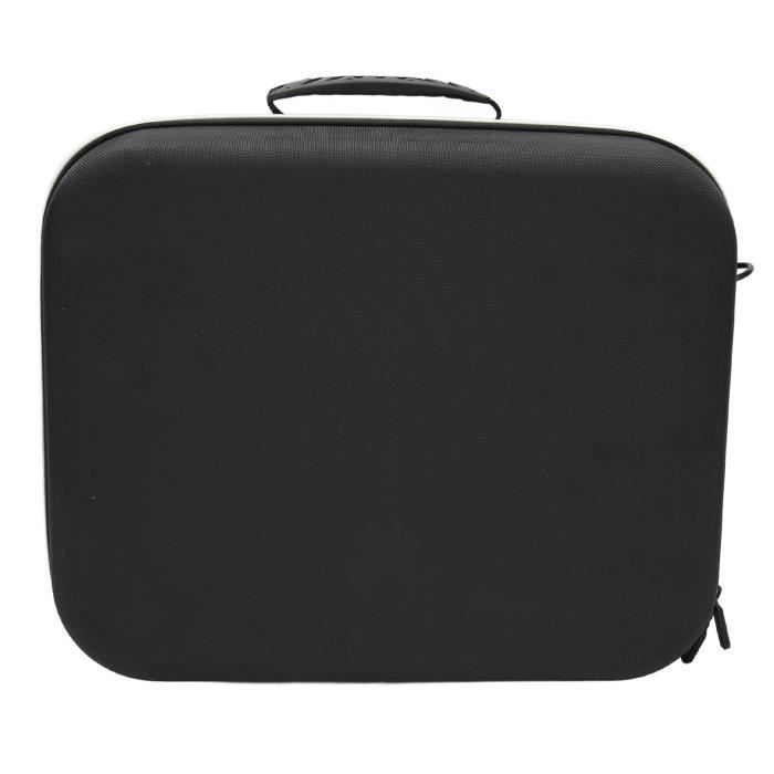 QWORK Mallette De Rangement Rigide Pour Outils De Rechange, Pour Perceuse électrique Et Aiguiseurs D'outils, 33 X 22,5 X 9 Cm, étui Uniquement, Noir, Orange, Décontracté