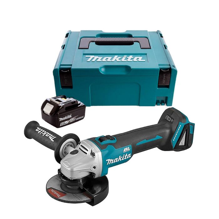 Meuleuse d'angle 125mm LXT 18V + 1x BL1850B + Makpac