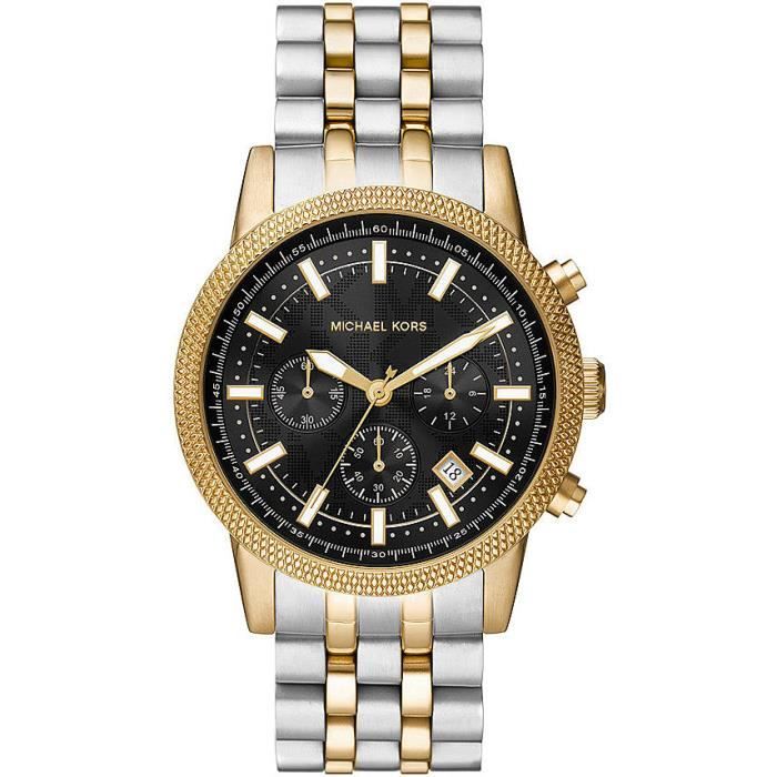 Montre chronographe homme Michael Kors Hutton Argent Acier MK8954