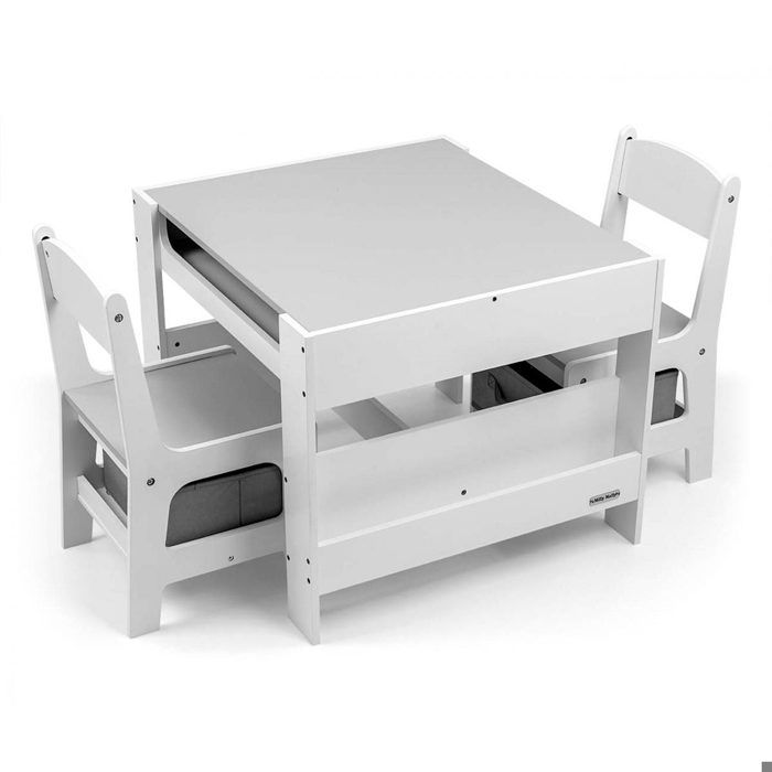 Ensemble table et chaises - SVEN - blanc Ensemble table et chaises - SVEN - blanc