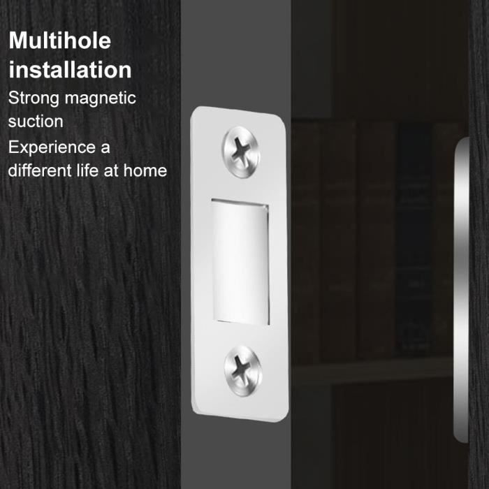 8 Pcs Aimants De Porte Pour Armoire Fermeture Magnétique Extra Forte Aimants Pour Porte Aimants Pour Meuble Loqueteau Magnetique Avec Vis 99005468