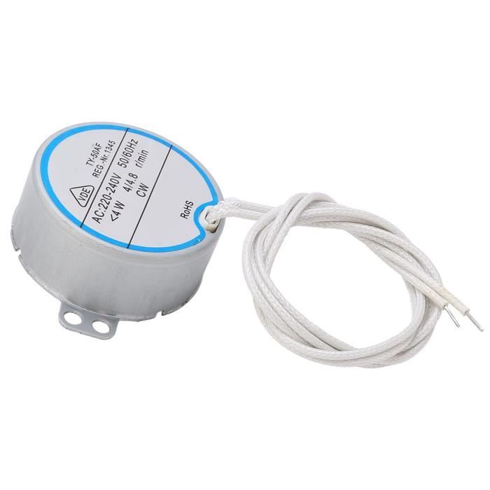 Moteur Synchrone AC 220-240V 4-5RPM - Parfait Pour Projets DIY Et Mécaniques