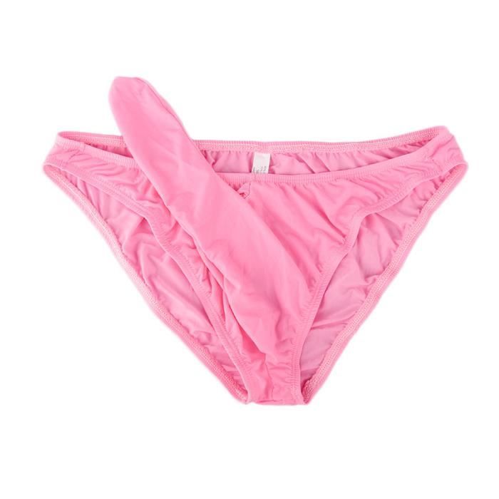 Lot de 1 String Homme Slip Hot Transparent Ficelle Elephant Mankini Thong sous Vetement pour Hommes Rose Rose Cdiscount Pret a Porter