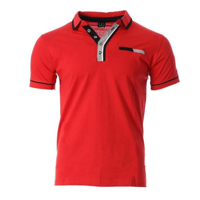 Polo Rouge Homme Just Emporio 401