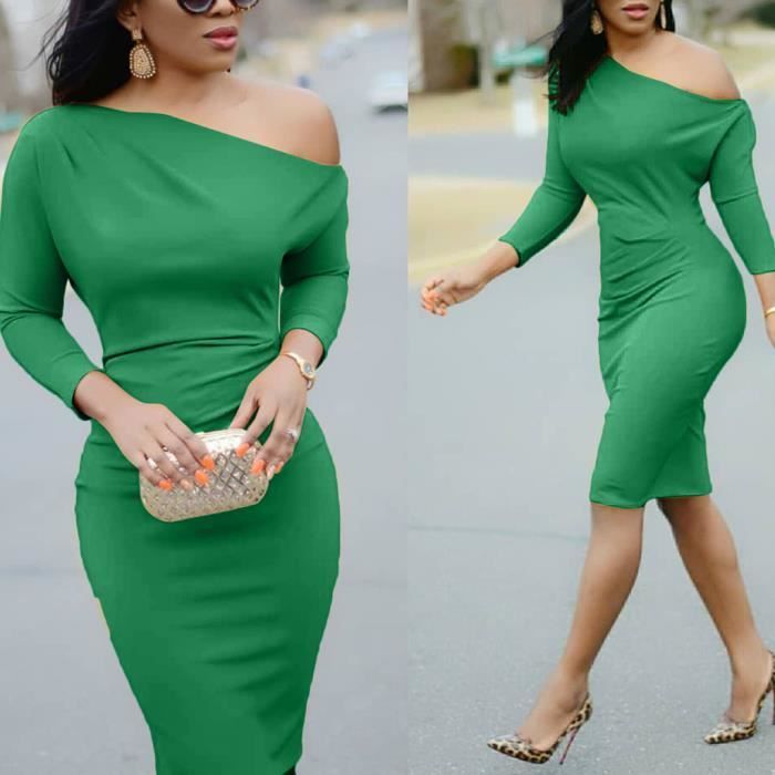 robe avec manche trois quart