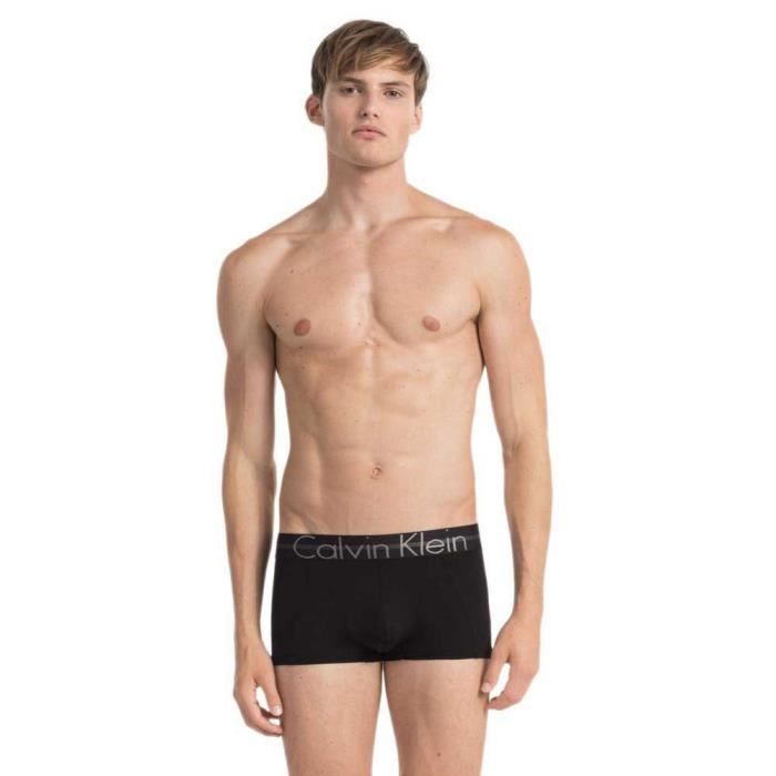 Boxer Coton Stretch Calvin Klein pour homme en coloris Noir Homme Vêtements Sous-vêtements Boxers 