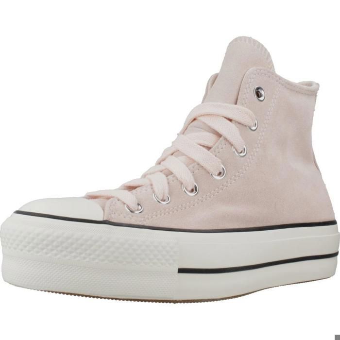 Converse Sport > Zapatillas Mujer Modèle Chaussure Converse Modèle Chuck Taylor All Star Lift Plataform Suede - Coleur Rose