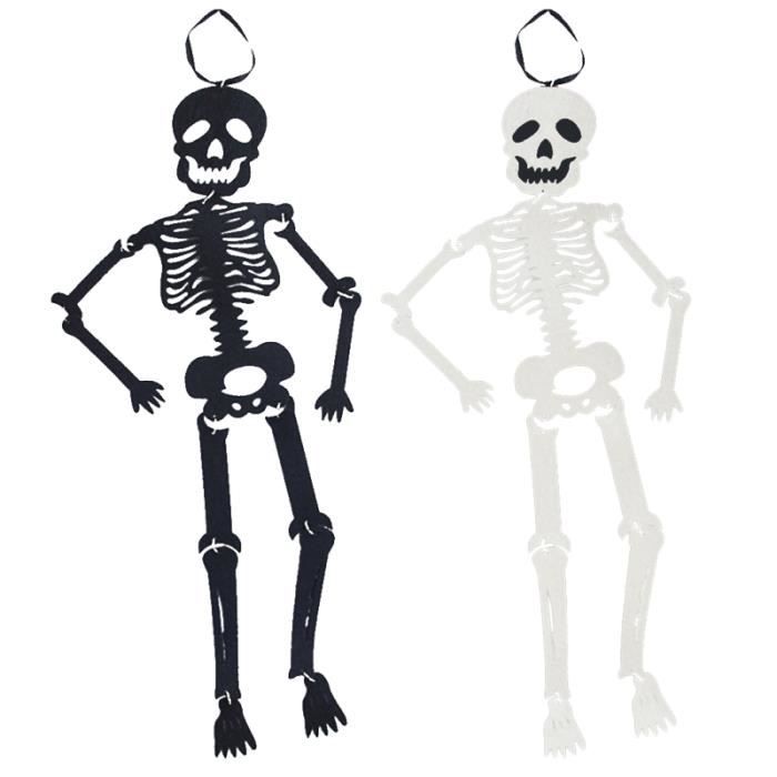 The Dancing Squelette Imprimé Poly Coton Robe Tissu