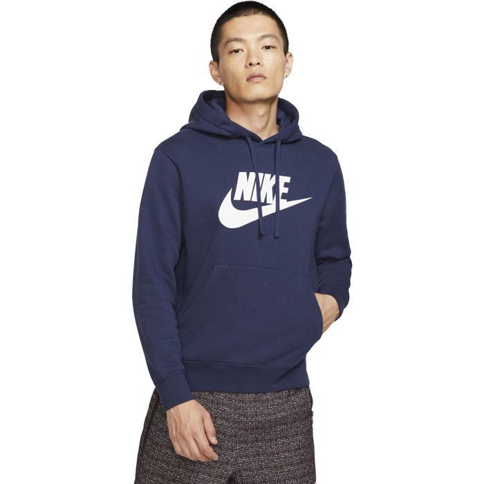 Sweat capuche Nike SPORTSWEAR CLUB FLEECE Bleu Cdiscount Pr t
