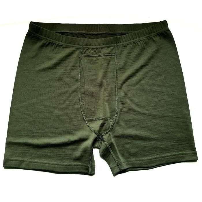 Sous vetement Sous vetement en laine merinos 100 pour homme Boxer noir leger calecon FLY Cool au printemps Type grey green Blanc Cdiscount Pret a Porter