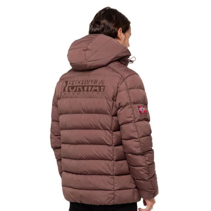 GEOGRAPHICAL NORWAY Doudoune BOUBOU Marron - Homme