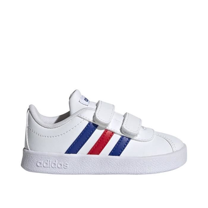 ADIDAS Baskets VL Court 20 Cmf I Blanc Mixte Bebe Blanc Cdiscount Sport