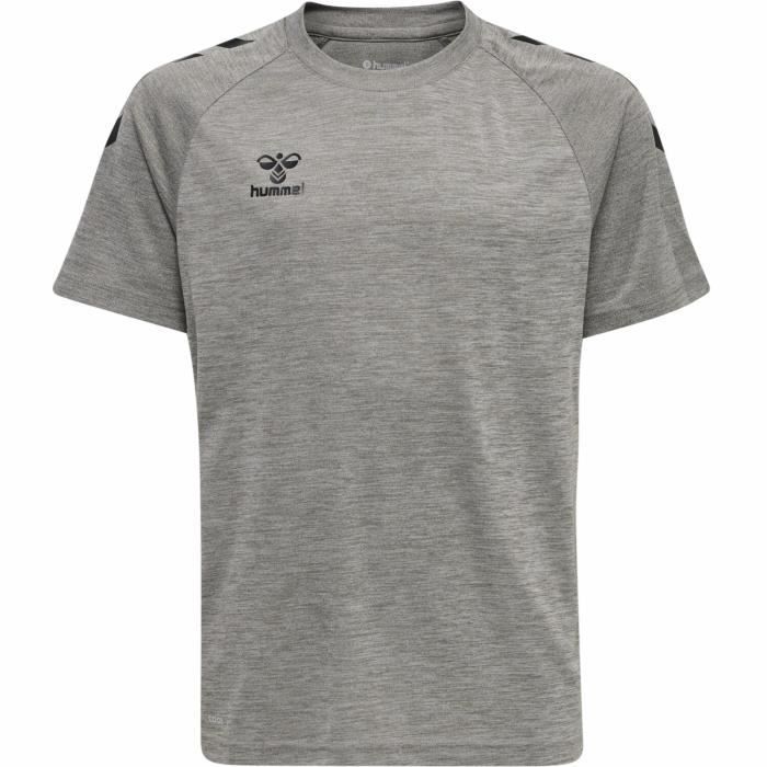 T-shirt enfant - HUMMEL - hmlCore - Manches courtes - Gris - Multisport T-shirt enfant - HUMMEL - hmlCore - Manches courtes - Gris - Multisport
