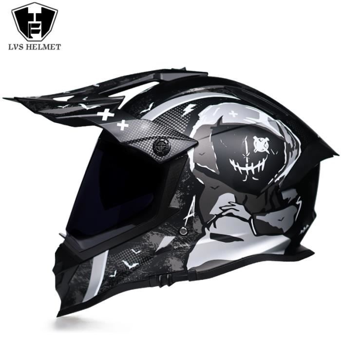 Casque Moto Enfant 3-8 Ans Avec Gants - Protection Renforcée Et Style Araignée