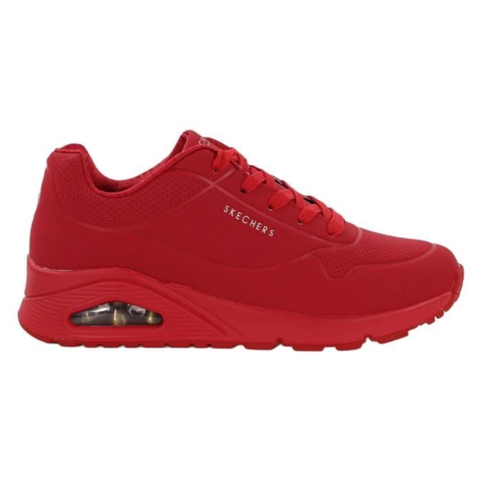 Chaussures SKECHERS Uno Stand ON Air Rouge Femme Adulte