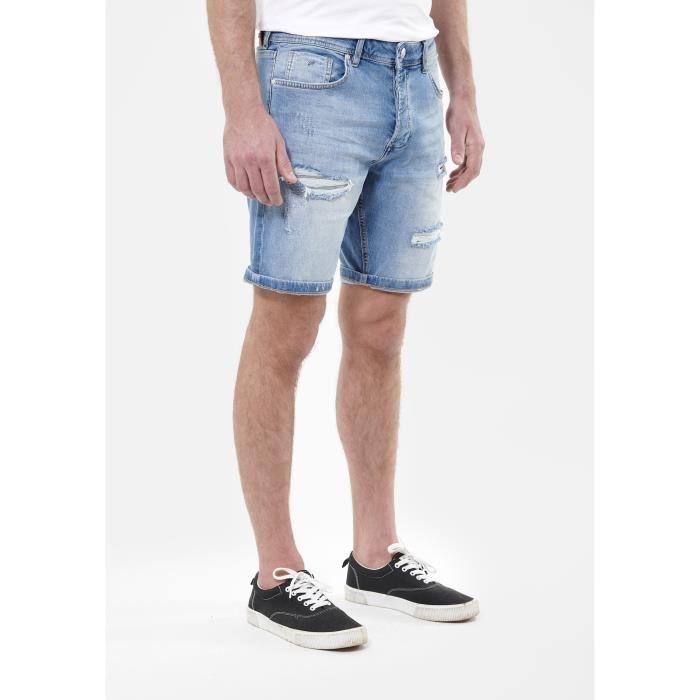 Short en jean straight homme Kaporal Vito