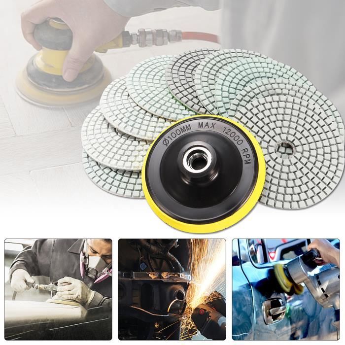 Bosch Éponge de polissage pour meule ponceuse meuleuse Velcro 130 mm