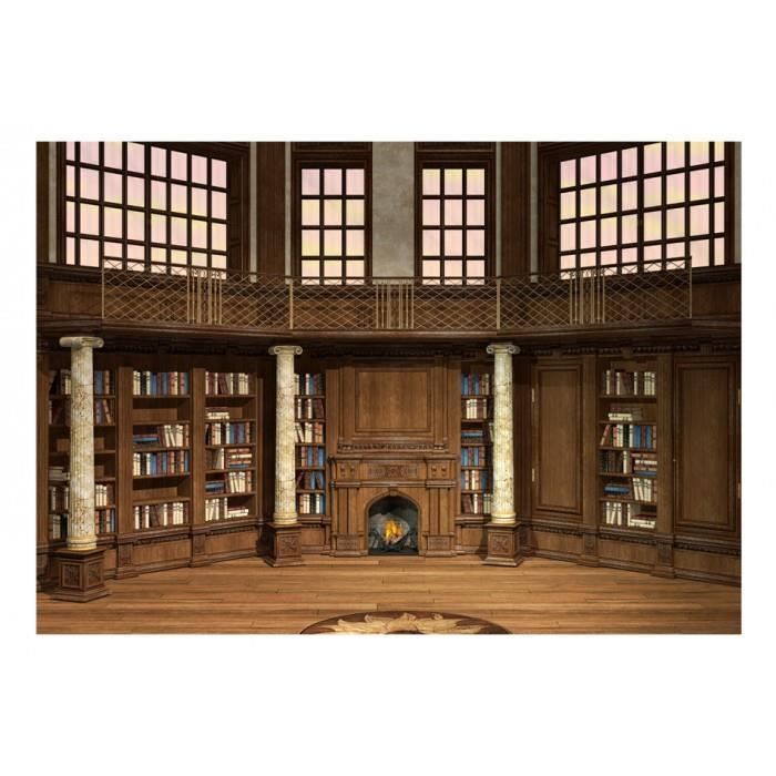 Papier Peint Trompe L Oeil Fenetre Ouverte De 250x175 Moderne Papier Peint 3d Trompe L Oeil Espace Bois Livres Maison Vue De La Fenetre Achat Vente Papier Peint De 250x175 Moderne Papier Cdiscount